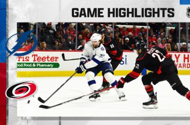 Lightning @ Hurricanes 3/28 | NHL Highlights 2023