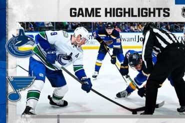 Canucks @ Blues 3/28 | NHL Highlights 2023