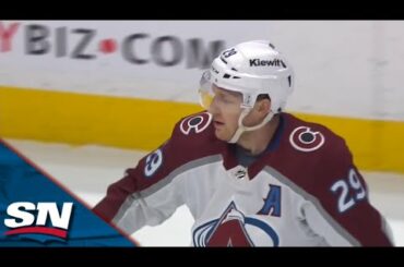 Avalanche's Nathan MacKinnon Shows Off Nifty Footwork Before Rifling One In His 700th Game