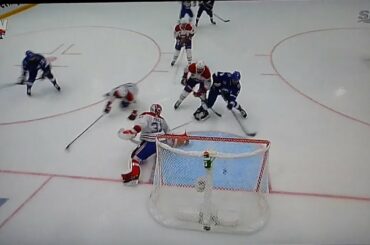 Tampa Bay Lightning's Ross Colton scores vs. Montreal Canadiens game 5 Stanley Cup Final 7/7/21