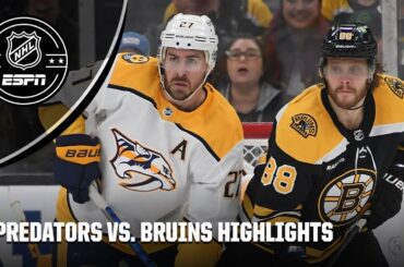 Nashville Predators vs. Boston Bruins | Full Game Highlights