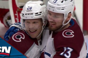 Avalanche's Lars Eller Hides Puck Before Burying Rebound For Another Strange Goal