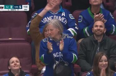 Vasily Podkolzin scores awesome goal vs Sharks (23 mar 2023)