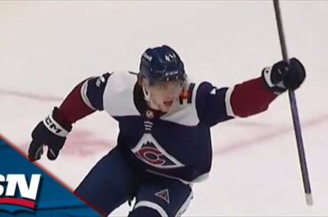Avalanche's Bowen Byram Snipes Breakaway Goal Straight Out Of Penalty Box