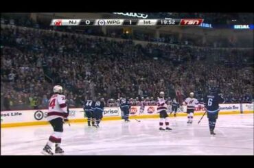 Andrew Ladd 1-0 GOAL vs. Devils | 02.28.2013