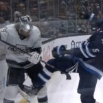 Alex Iafallo Doesn't Appreciate Brendan Dillon's Hit Against Him