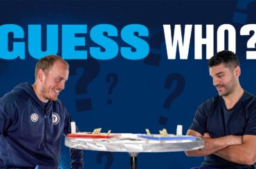 Nate Schmidt and Dylan DeMelo compete in 'Guess Who?'