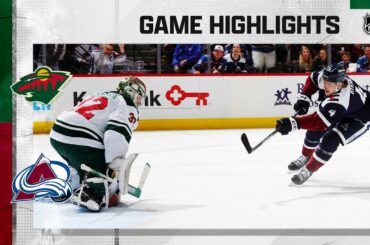Wild @ Avalanche 3/29 | NHL Highlights 2023