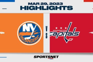 NHL Highlights | Islanders vs. Capitals - March 29, 2023
