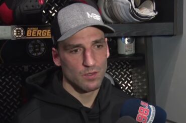 Patrice Bergeron on Bruins Loss to Predators | Bruins Postgame Interview