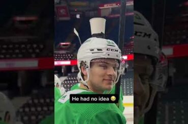 Wait for his smirk 😂 (via Dallas Stars) #shorts