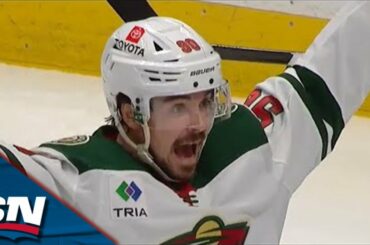 Wild's Joel Eriksson Ek Sets Up Marcus Johansson Goal With No-Look Between-The-Legs Pass