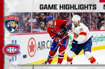 Panthers @ Canadiens 3/30 | NHL Highlights 2023