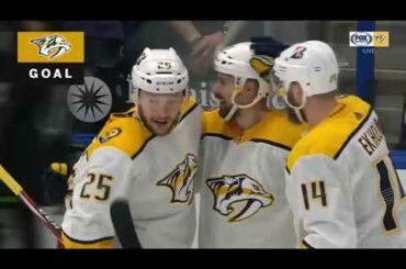 Yakov Trenin assists on William Carrier first NHL goal (2021)