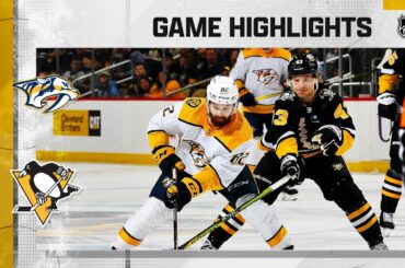 Predators @ Penguins 3/30 | NHL Highlights 2023