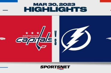 NHL Highlights | Capitals vs. Lightning - March 30, 2023
