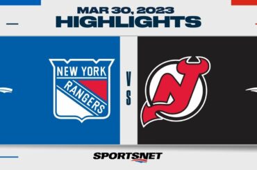 NHL Highlights | Rangers vs. Devils - March 30, 2023