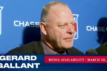 New York Rangers: Gerard Gallant Postgame Media Availability | Mar. 30, 2023