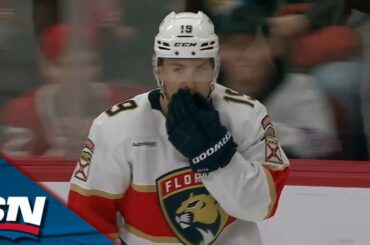 Panthers' Matthew Tkachuk Strikes Twice In Two Minutes To Reach The Century Mark