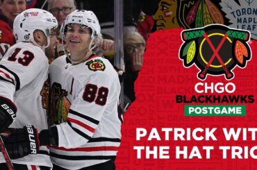 Patrick Kane Scores Hat Trick, Chicago Blackhawks Beat Toronto | CHGO Blackhawks Postgame Podcast
