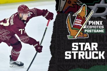 Jason Robertson and the Dallas Stars outwork and defeat the Arizona Coyotes at Mullett Arena