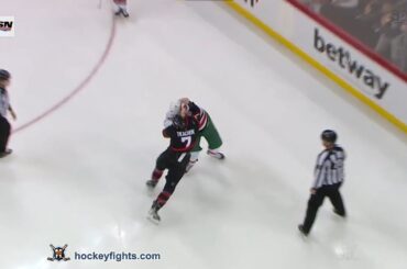 Brady Tkachuk vs Miles Wood Mar 25, 2023