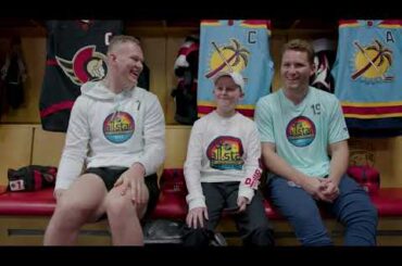 Wyatt the Kid Reporter Interviews the Tkachuk brothers