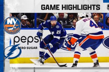 Islanders @ Lightning 4/1 | NHL Highlights 2023