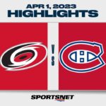 NHL Highlights | Hurricanes vs. Canadiens - April 1, 2023