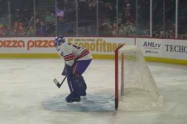 Rochester Americans goalie Malcolm Subban warms up 3/1/23