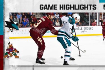 Sharks @ Coyotes 4/1 | NHL Highlights 2023