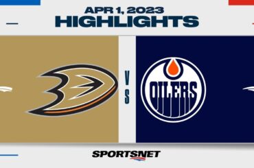 NHL Highlights | Ducks vs. Oilers - April 1, 2023
