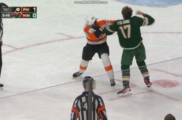 Zack MacEwan vs Marcus Foligno Jan 26 2023