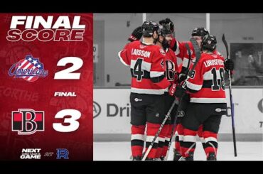 HIGHLIGHTS: Rochester Americans - 2 @ Belleville Senators - 3