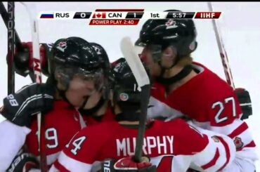 WJC - Dougie Hamilton 1-0 goal. Canada vs Russia. Dec 31st 2012