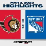 NHL Highlights | Senators vs. Rangers - March 2, 2023