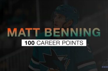 Matt Benning 100 career NHL points