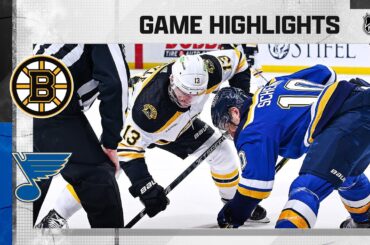 Bruins @ Blues 4/2 | NHL Highlights 2023