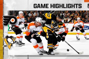 Flyers @ Penguins 4/2 | NHL Highlights 2023