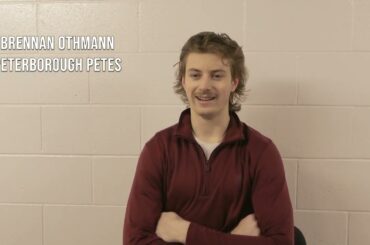 Brennan Othmann Peterborough Petes Interview March 25-2023 | New York Rangers 1st Rd Pick