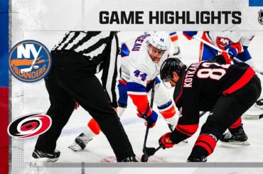 Islanders @ Hurricanes 4/2 | NHL Highlights 2023