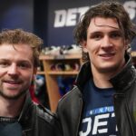 JACKET PRESENTATION: Josh Morrissey & Morgan Barron