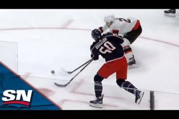 Blue Jackets' Eric Robinson Scores Just Five Seconds After Senators Pot Tying Goal