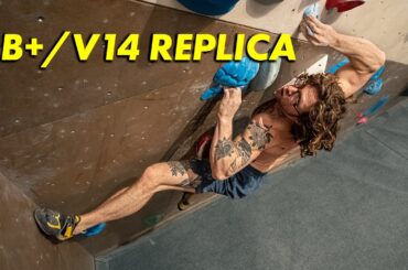 Swedish Bouldering Champion Joined Us On 8B+/V14 Replica