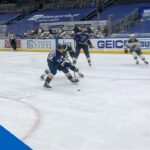 Jordan Kyrou Finishes Perfect Blues Counter-Attack Goal Against Wild