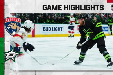 Panthers @ Stars 1/6/22 | NHL Highlights