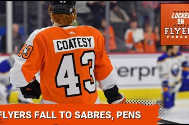 Philadelphia Flyers fall to Sabres & Penguins; Steve Coates gets honored.