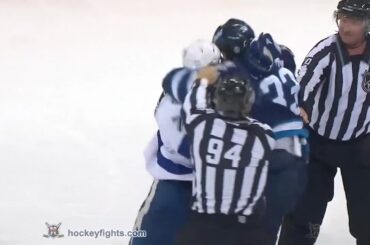 Radko Gudas vs Dustin Byfuglien Oct 24, 2014
