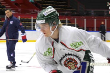 Mark Ciaccio med Lias Andersson