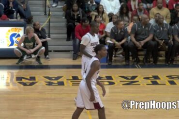 Clark Bishop 2013 Detroit Renaissance scores 1,000th point at the MLK Freedom Classic